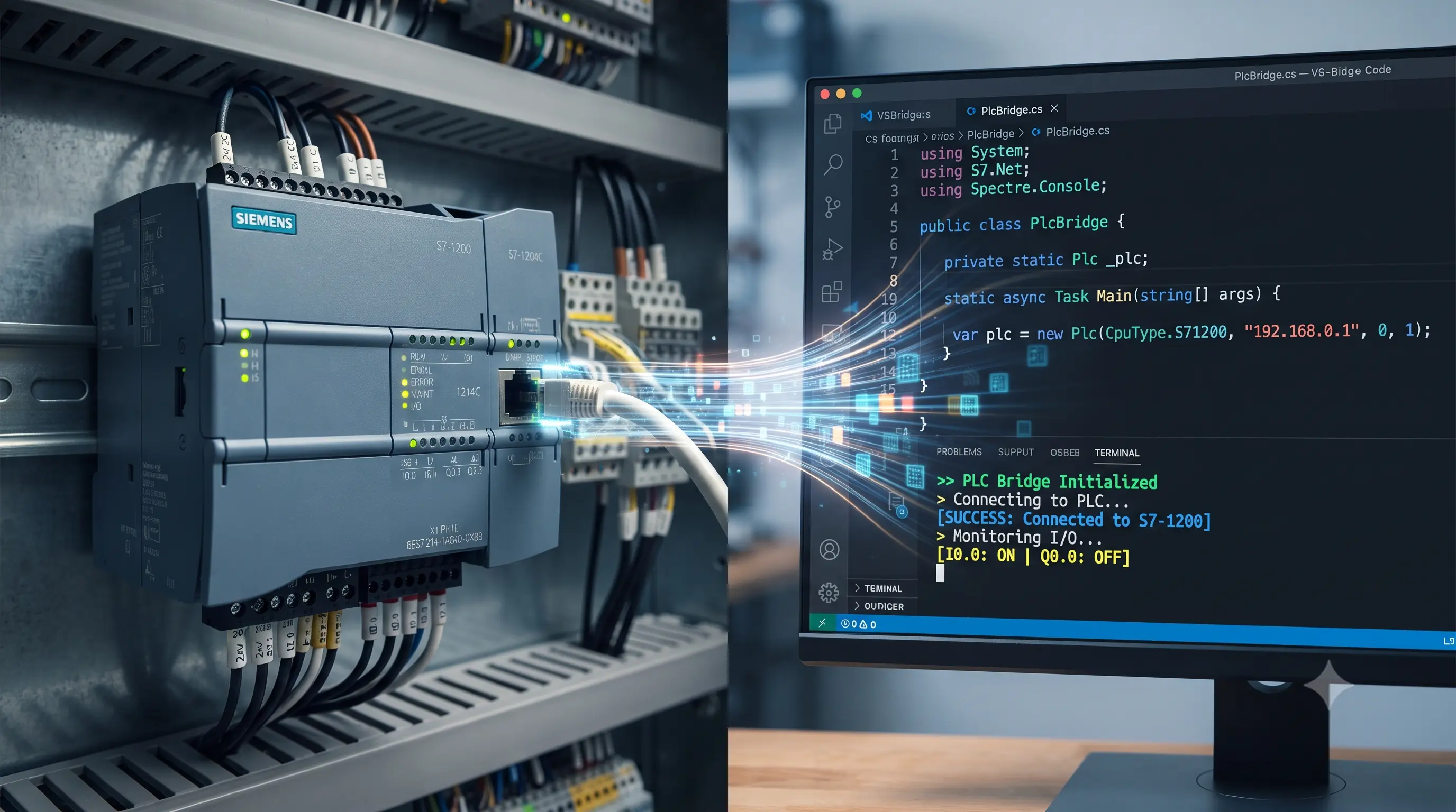 Simulatore industriale in C#