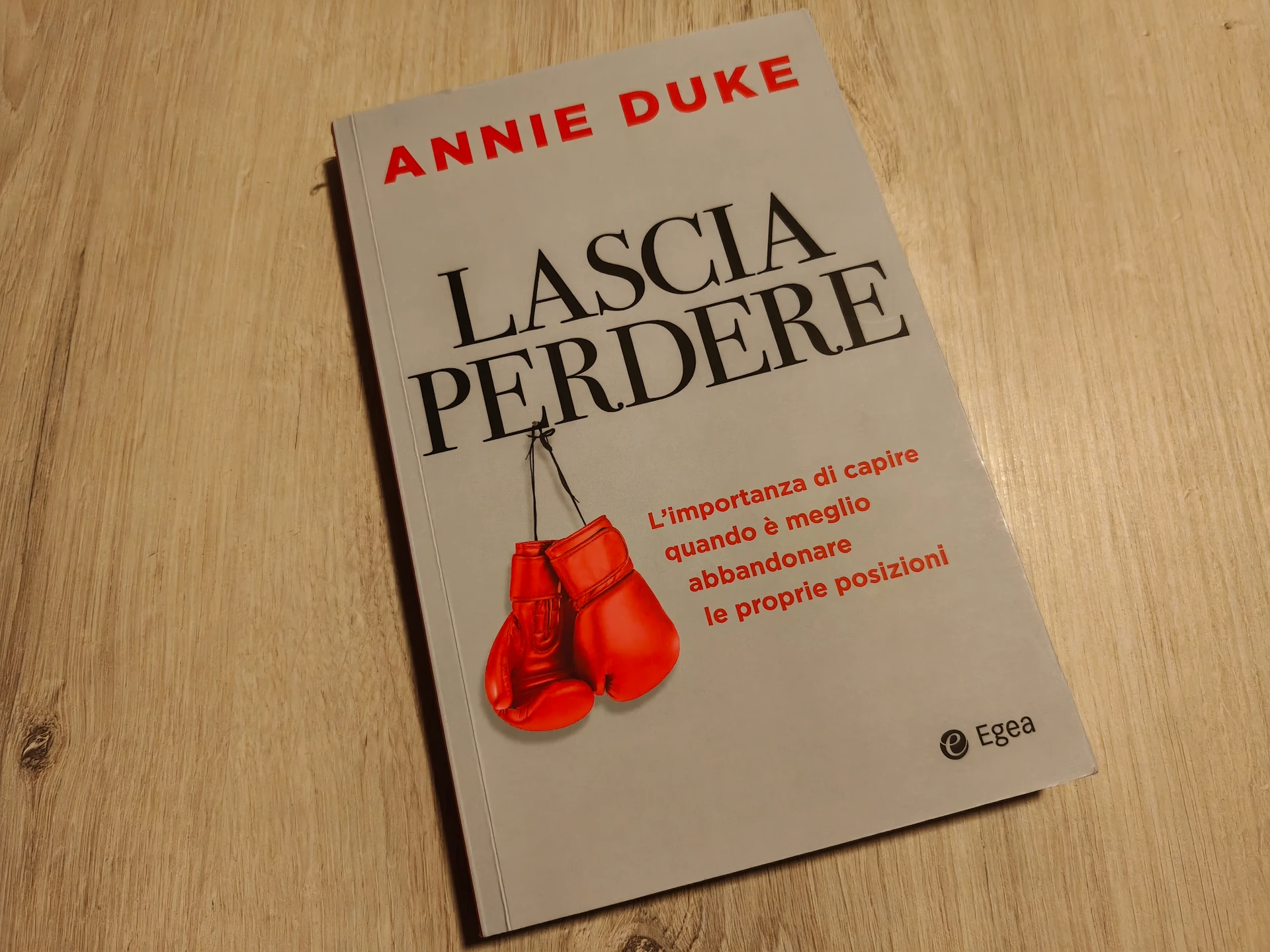Guantoni appesi al chiodo: imparare a lasciar perdere per vincere